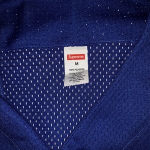 Supreme mesh sleeveless baseball jersey